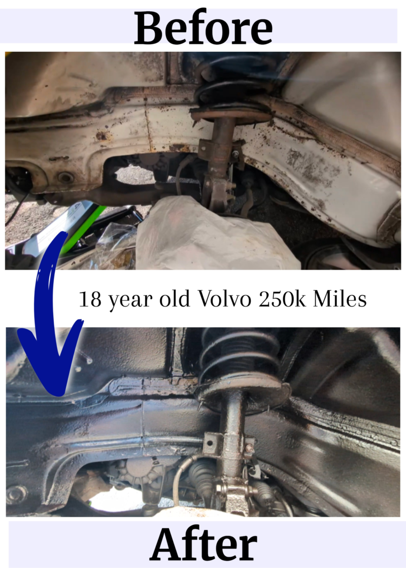 undersealing and rust proofing a car van or motorhome
