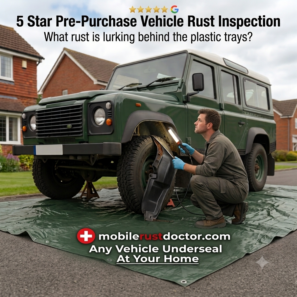 uk pre purchase rust inspection for any vehicle 